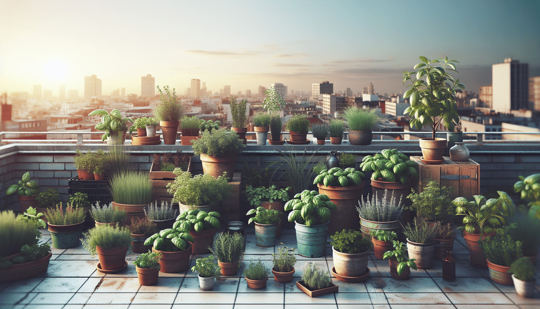 Top Herbs for Rooftop Container Gardening Top Herbs for Rooftop Container Gardening