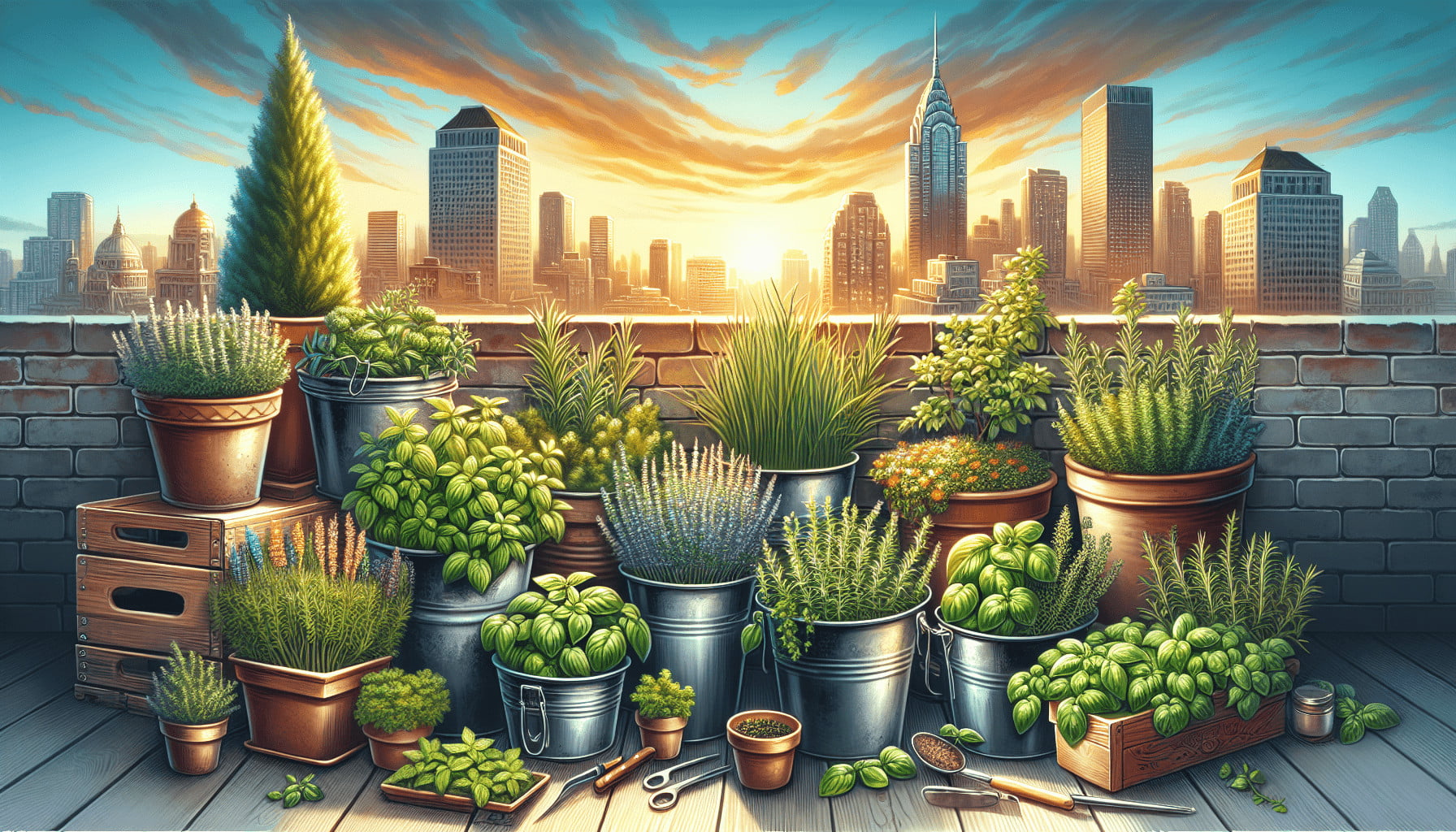 Top Herbs for Rooftop Container Gardening Top Herbs for Rooftop Container Gardening