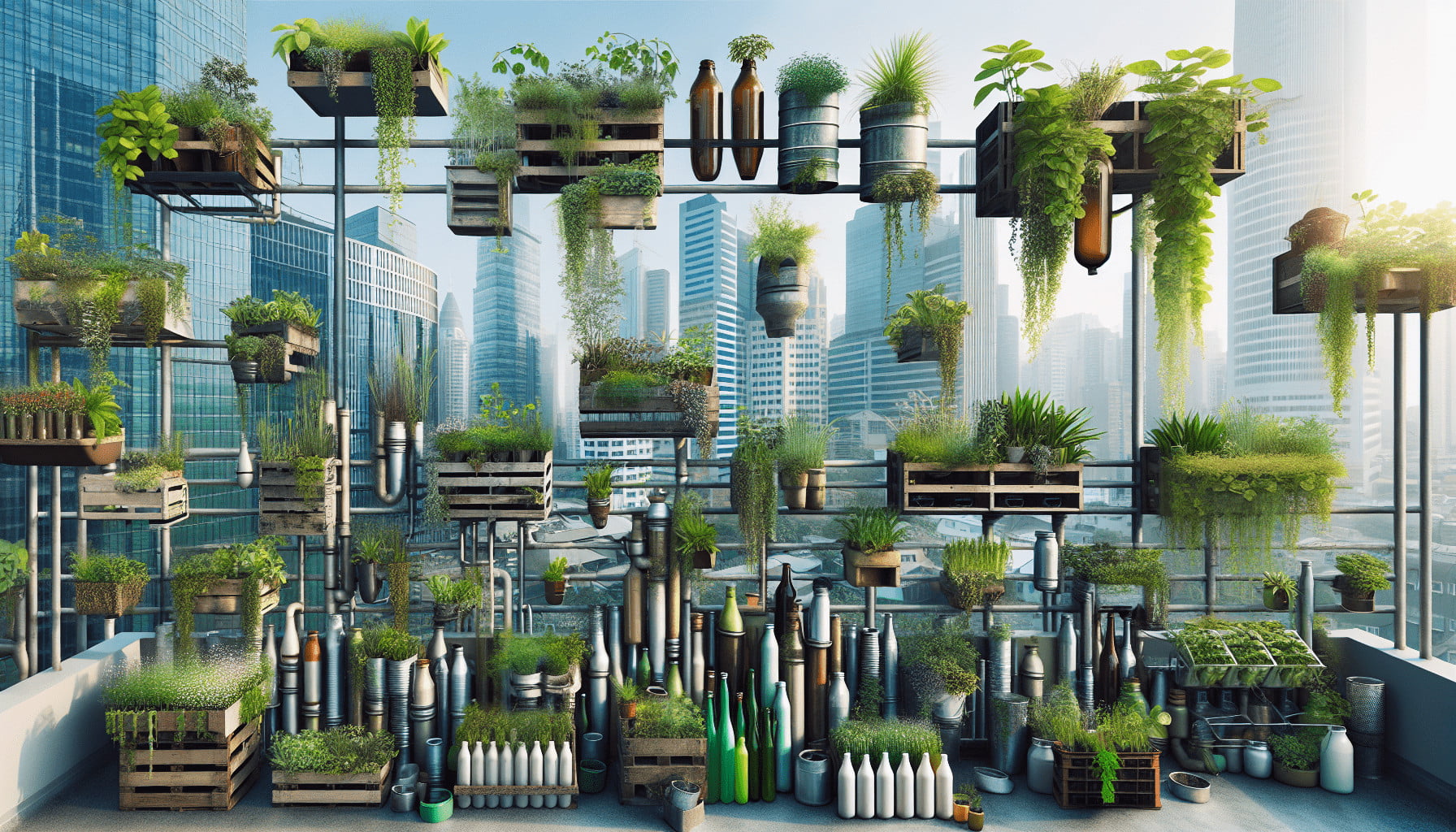 Creative Ideas for Building a Vertical Garden on Your Rooftop