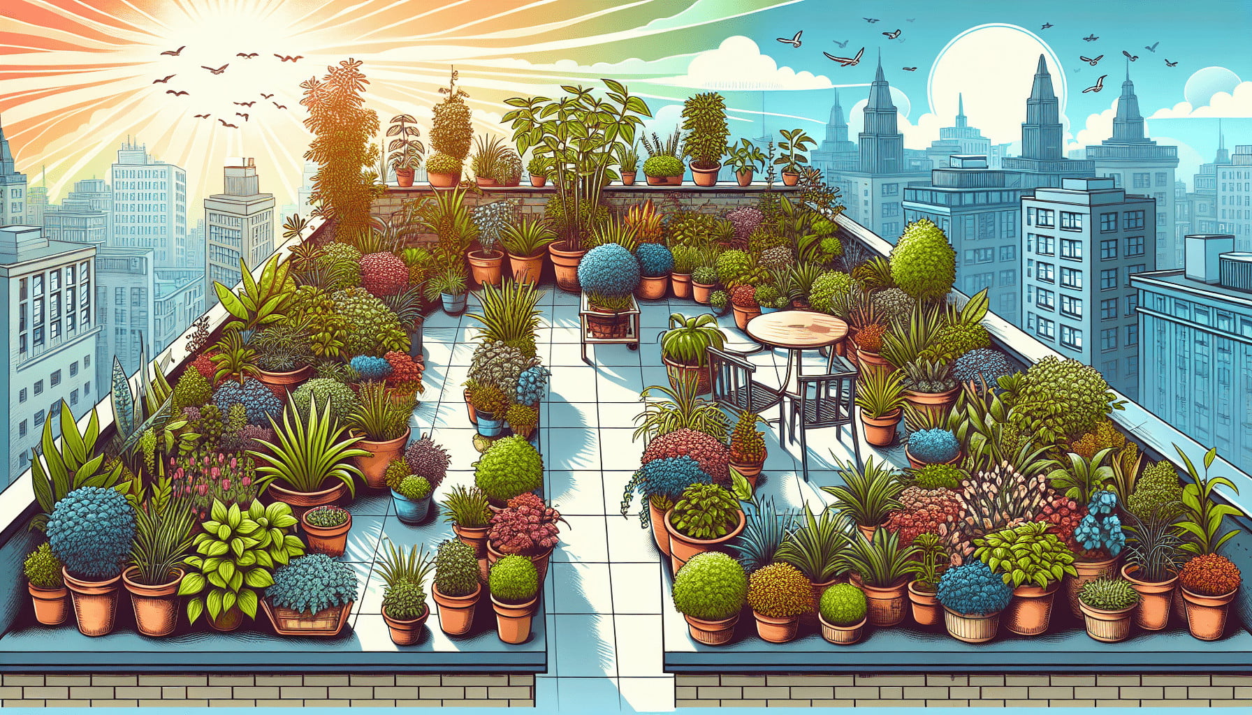 Important Factors to Consider for Sunlight and Shade in Rooftop Container Gardening