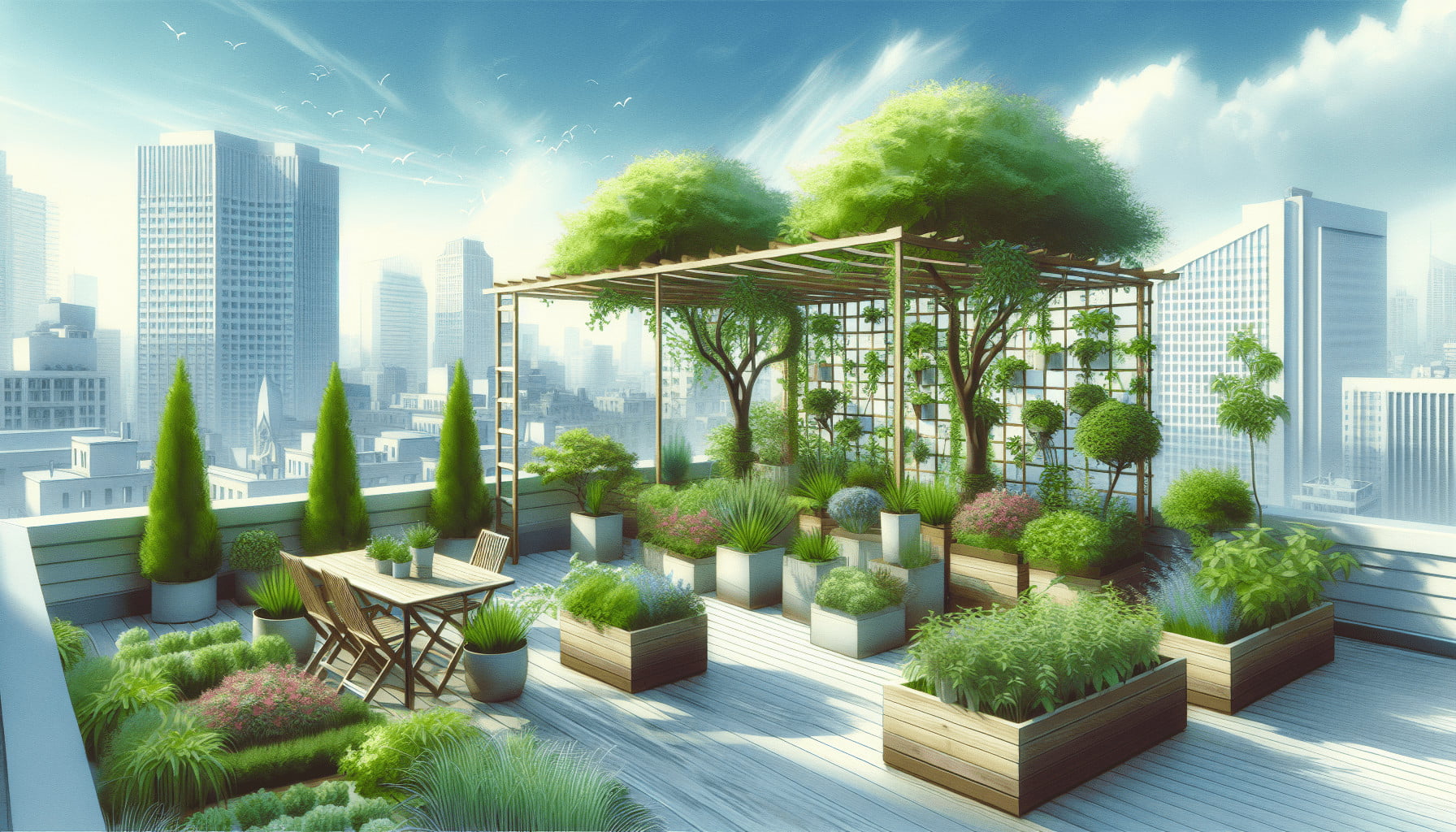 Tips for protecting your rooftop garden from wind