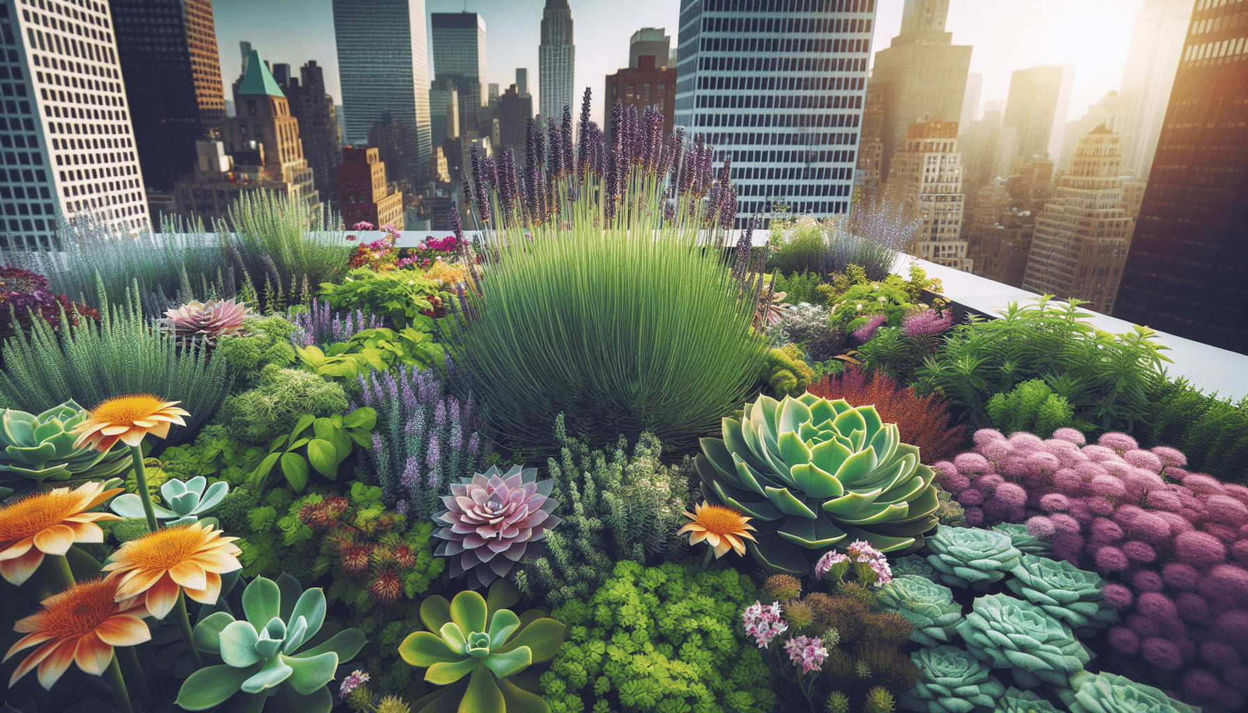 The Best Perennials For Low-Maintenance Rooftop Gardens