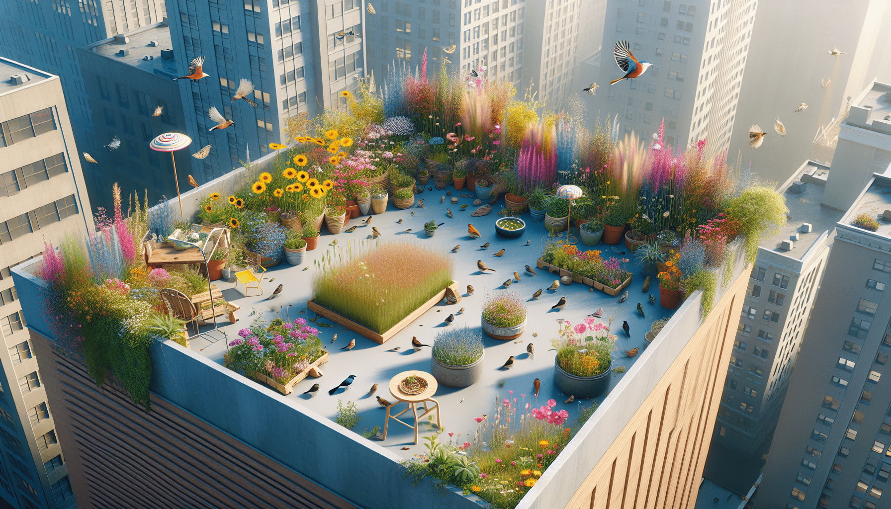 How To Create A Rooftop Garden That Attracts Wildlife