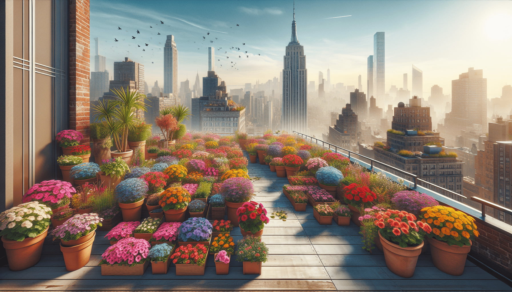 Top Flower Choices for Rooftop Container Gardens