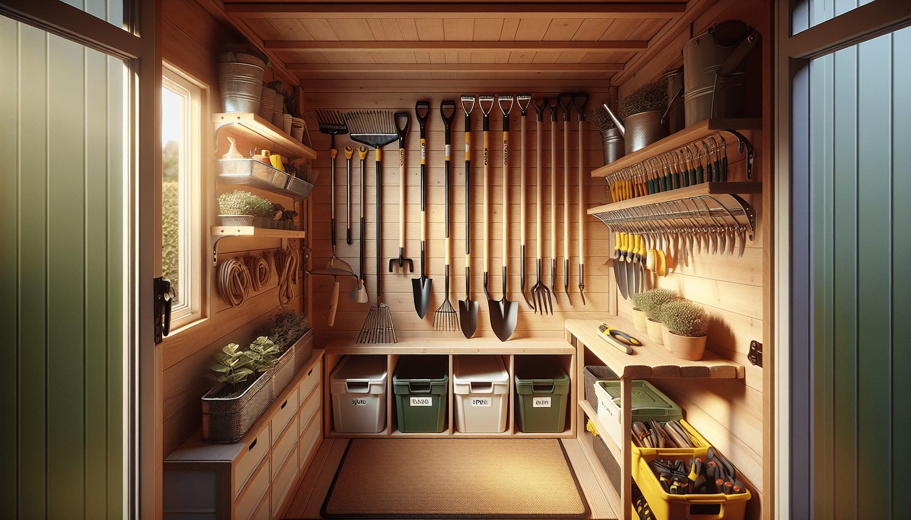 Best Ways To Organize And Store Tools In A Small Garden Shed