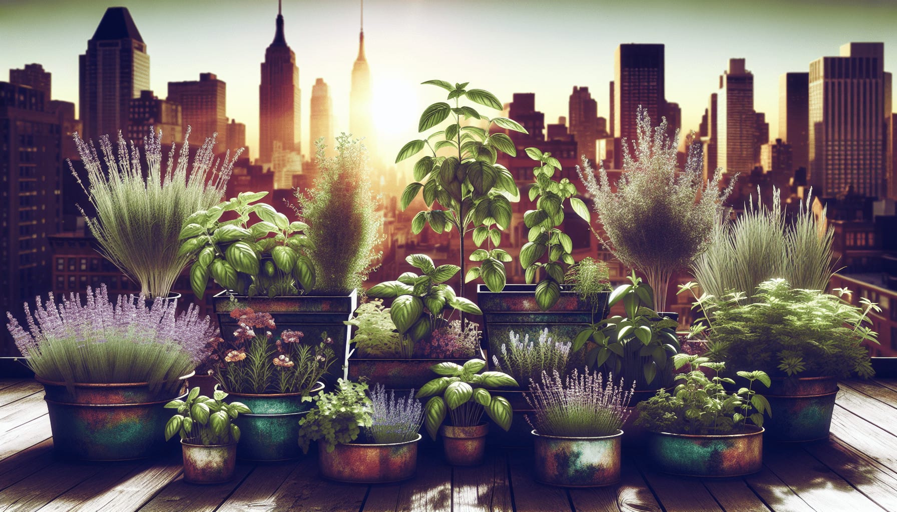 Top 5 Herbal Plants for Successful Rooftop Container Gardening